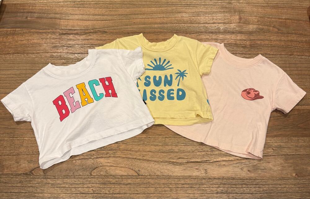 Tiny Whales Feather 4 Arrow Toddler Shirt Bundle (3) -Size 3